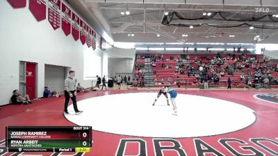 133 lbs Semifinal - Joseph Ramirez, Nassau Community College vs Ryan Arbeit, Hofstra-Unattached