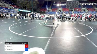 144 lbs Rnd Of 128 - Jackson Webb, ID vs Garret Schihl, MI