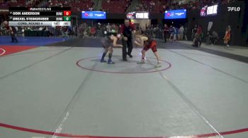 113 lbs Cons. Round 4 - Odin Anderson, Moses Lake Wrestling Club vs Drexel Steingruber, Headwaters Wrestling Academy