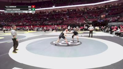 215 lbs 3rd Place Match - E.J. German, Brecksville vs Logan Krooner, Hil. Darby