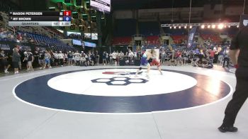 157 lbs Quarters - Mason Petersen, Nebraska vs Jet Brown, Missouri