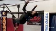 Darrion Caldwell Sends GoPro Flying With Backflip At Alliance MMA