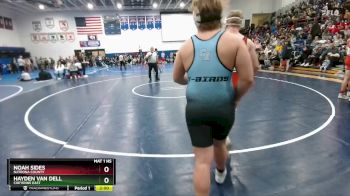 215 lbs Semifinal - Noah Sides, Natrona County vs Hayden Van Dell, Cheyenne East