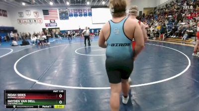215 lbs Semifinal - Noah Sides, Natrona County vs Hayden Van Dell, Cheyenne East