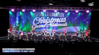 Cheer Athletics - Plano - Katz [2025 L2 Junior - Medium] 2025 Spirit Celebration Christmas Grand Nationals