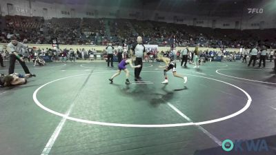 61 lbs Round Of 32 - Jake Johnson, Pauls Valley Panther Pinners vs Grayson Varner, Bristow Youth Wrestling