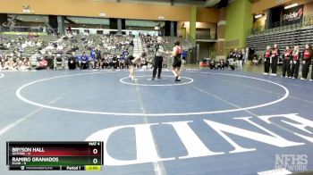 165 lbs Quarterfinals (8 Team) - Bryson Hall, GUTHRIE vs Ramiro Granados, ELGIN