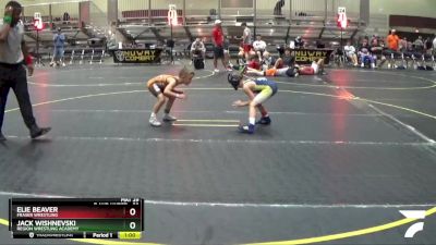 56 lbs 5th Place Match - Elie Beaver, Fraser Wrestling vs Jack Wishnevski, Region Wrestling Academy