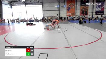 195 lbs Rr Rnd 1 - Owen Ott, Young Guns Blue vs Ryan Ahern, Michigan Grapplers