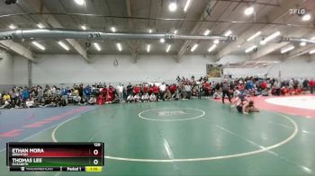 120 lbs Champ. Round 3 - Ethan Mora, Brighton vs Thomas Lee, Elizabeth