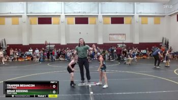 72 lbs Quarterfinal - Briar Redding, Team Tiger vs Trapper Besancon, Hard Rock