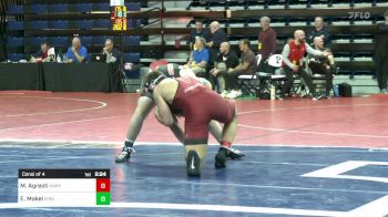 197 lbs Consi Of 4 - Max Agresti, Harvard vs Eli Makel, Edinboro