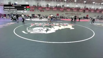 285 lbs Cons. Round 1 - George Daniel, Olivet vs Samuel Costello, Elmhurst University