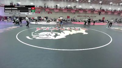 285 lbs Cons. Round 1 - George Daniel, Olivet vs Samuel Costello, Elmhurst University