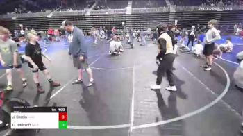 70 lbs Quarterfinal - Colebyn Hallcroft, Natron Colts vs James Garcia, Panhandle Wr Ac