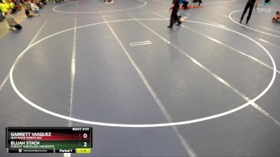 63 lbs Cons. Round 2 - Garrett Vasquez, Rum River Wrestling vs Elijah Stach, Pursuit Wrestling Minnesota