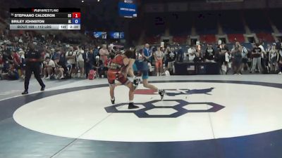 113 lbs Champ. Rd Of 128 - Stephano Calderon, South Carolina vs Briley Johnston, Alabama