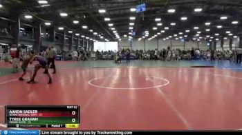 110 lbs Round 3 (6 Team) - Aaron Sadler, NCWAY National Team vs Tyree Graham, Minion White
