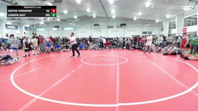 125 lbs Semifinal - Justus Thrasher, The Asylum Black-HS vs Landon Ault, Pheonix Wrestling-Blue-HS