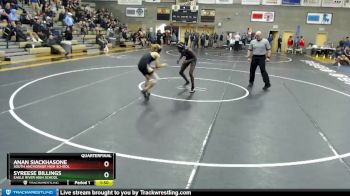 119 lbs Quarterfinal - Syreese Billings, Eagle River High School vs Anan Siackhasone, South Anchorage High School