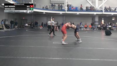 157 lbs Consi Of 16 #1 - Max Hermes, Rutgers vs Devon Deem, Naval Academy