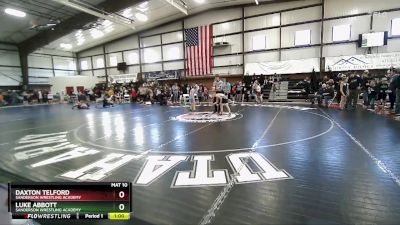 80 lbs Cons. Round 2 - Luke Abbott, Sanderson Wrestling Academy vs Daxton Telford, Sanderson Wrestling Academy