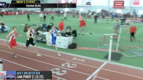 Runner Wins Patriot League 800m Title with One Shoe!