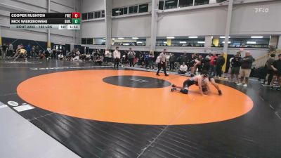 135 lbs Consi Of 8 #2 - Cooper Rushton, Freehold vs Nick Wierzbowski, Doylestown