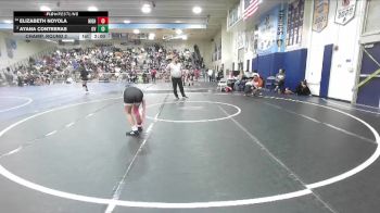 110 lbs Champ. Round 2 - Elizabeth Noyola, Highland vs Ayana Contreras, Orange Vista