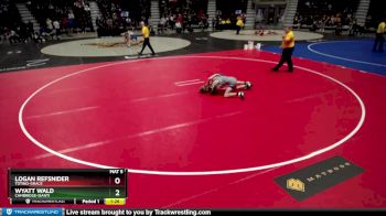 106 lbs Cons. Round 1 - Logan Refsnider, Totino-Grace vs Wyatt Wald, Cambridge-Isanti