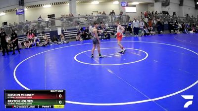 90 lbs Quarterfinal - Paxton Holmes, Global Wrestling Club vs Boston Mooney, Global Wrestling Club