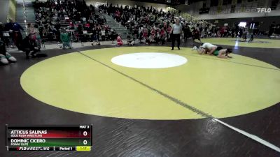 102 lbs Cons. Semi - Dominic Cicero, Poway Elite vs Atticus Salinas, Gold Rush Wrestling