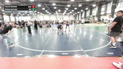 113 lbs Rr Rnd 3 - Oscar Brown, Ghost Ops GT - HSB vs Ethan Bayliss, Indiana Outlaws White - HSB