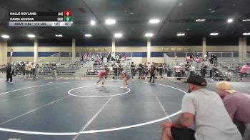 116 lbs Consi Of 16 #1 - Halle Boyland, Lake Stevens WC vs Kaira Acosta, Garden City HS