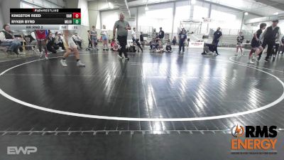 76 lbs Rr Rnd 2 - Kingston Reed, Raw Wrestling Club vs Ryker Byrd, Mojo Mulisha 12u