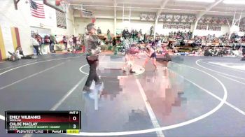 126 lbs Cons. Round 2 - Emily Wilbanks, Winslow vs Chloe Maclay, American Leadership Academy - Gilbert North