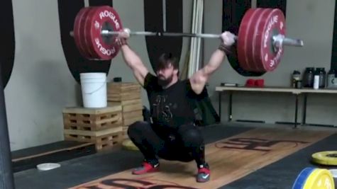Colin Burns Snatches 175kg, An American Record In Two Weight Classes