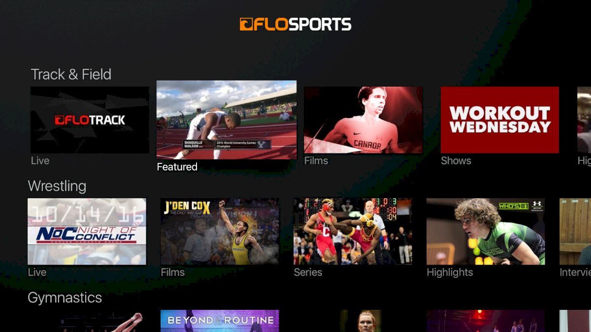 FloSports Is On Apple TV And Roku Now
