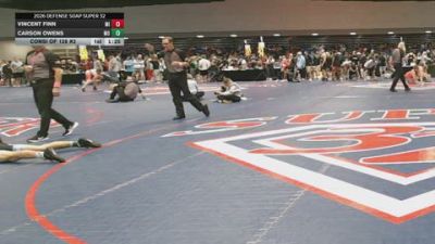 138 lbs Consi Of 128 #2 - Vincent Finn, MI vs Carson Owens, MO