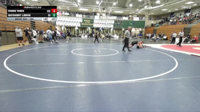 190 lbs Cons. Round 2 - Owen Thies, Corona Del Sol vs Giovanny Limon, Del Norte (San Diego)