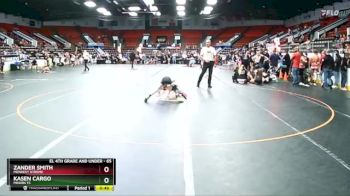 65 lbs Semifinal - Kasen Cargo, Minion TC vs Zander Smith, Midwest Xtreme