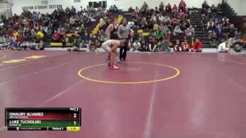 175 lbs Champ. Round 2 - Omaury Alvarez, Baylor School vs Luke Tucholski, Elyria HS