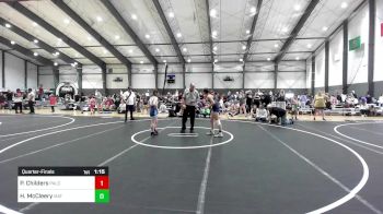 109 lbs Quarterfinal - Paylynn Childers, Palouse Elite Wrestling vs Hadley McCleery, Mat Demon WC