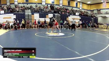 190 lbs. Champ. Round 2 - Brooklynn Latham, Bixby vs Stephen Thomas, North Kansas City