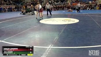 250 lbs Semis & 1st Wrestleback - Ava Moser, E4-Napoleon G-S vs Ashley Lindberg, E2-Carrington