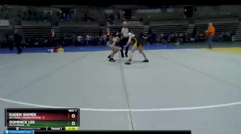 93 lbs Finals (8 Team) - Dominick Lee, Hutchinson vs Kaden Shimek, NLS (New London/Spicer)