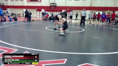 184 lbs Cons. Round 2 - Romeo Hernandez, Pacific (OR) vs Spyre Nelson, Pacific (OR)
