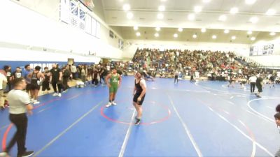 285 lbs Champ. Round 1 - Brian Haas, Fifth Sun WC vs Dalan Peregrina, Perris High