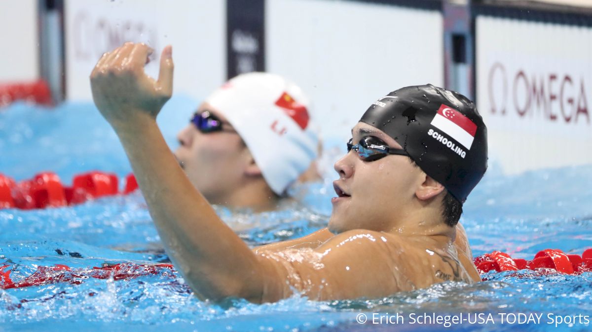 Schooling Ties Ian Crocker's Big 12 Meet Record In 50 Freestyle With 19.18