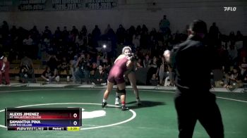 145 lbs 1st Place Match - Alexis Jimenez, Mt. San Antonio College vs Samantha Pina, Cerritos College